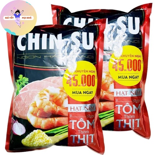 Hạt Nêm Chinsu Tôm Thịt 2kg siêu tiết kiệm(Date mới)