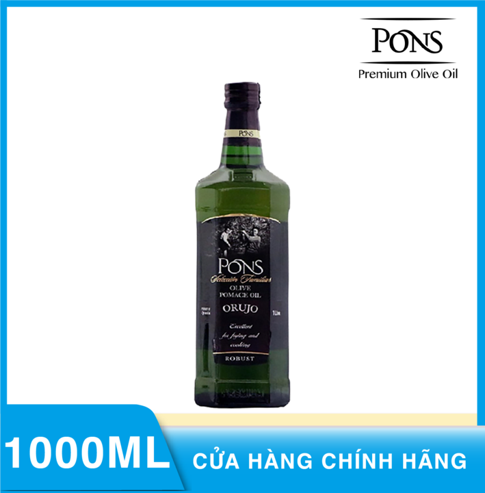 DATE MỚI NHẤT  Dầu Olive Pomace Oil Orujo Hiệu Pons 1 Lít Chai Nhựa