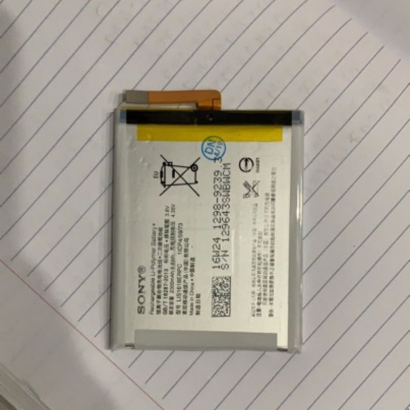 Pin Sony XA1 Zin máy bảo hành 6 tháng đổi mới.