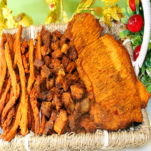 [HCM]Khô Bò Cao Cấp 3 vị ( cây  miếng mềm viên ) 1kg