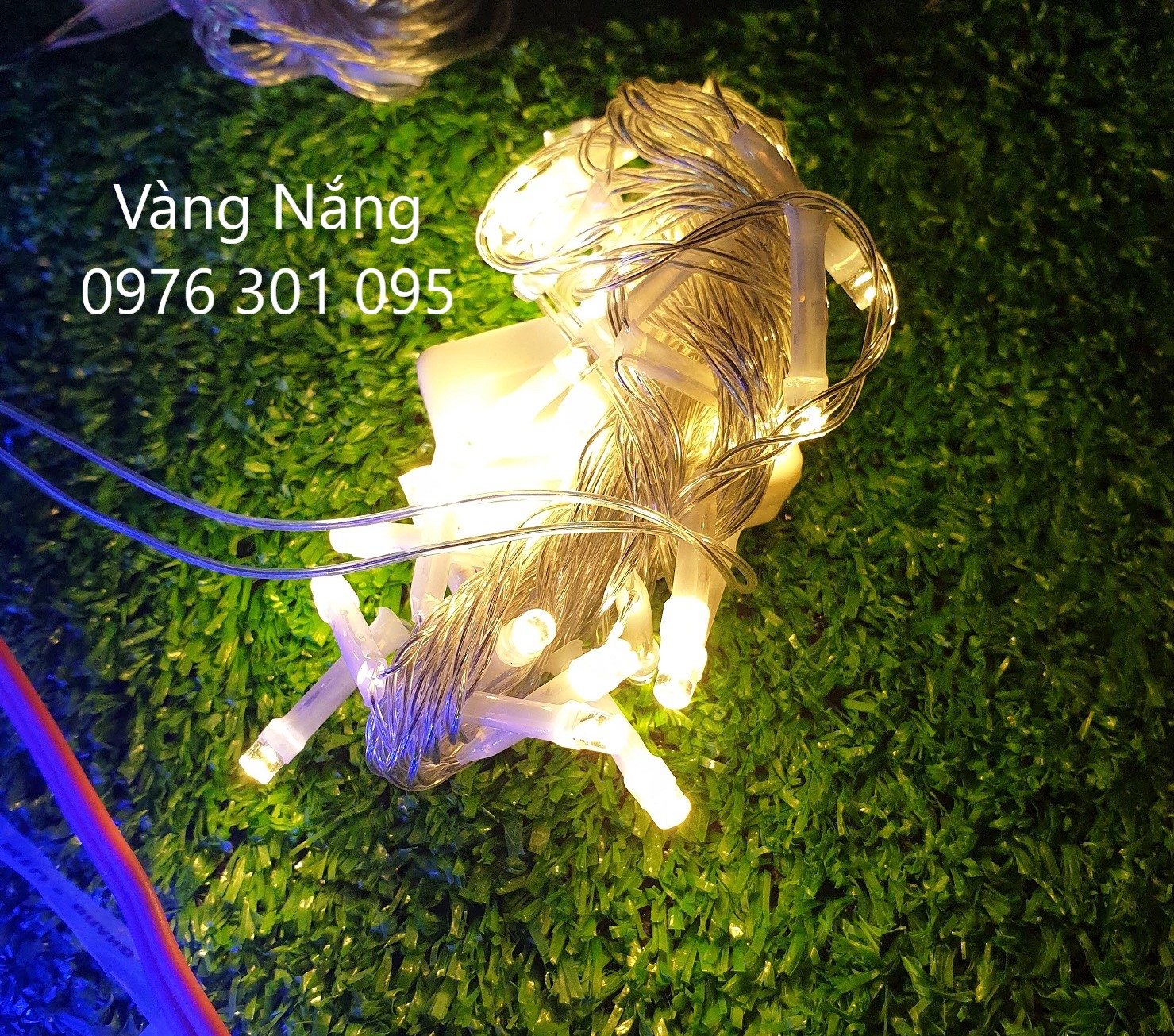 [Combo 2] 4m Flashing Led Light String for Christmas and New Year Decoration, Waterproof
