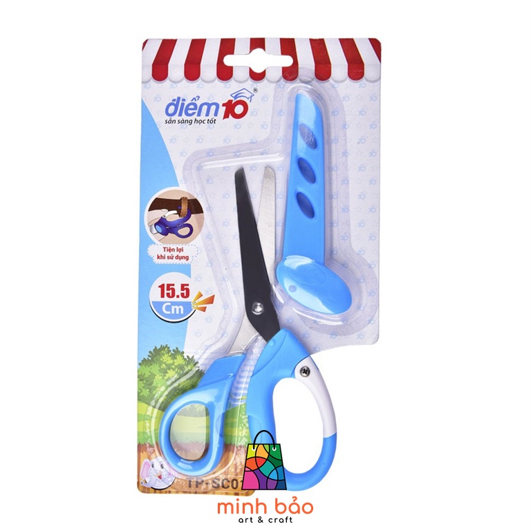 Kéo học sinh điểm 10 tp-sc01 - có nắp bảo vệ
