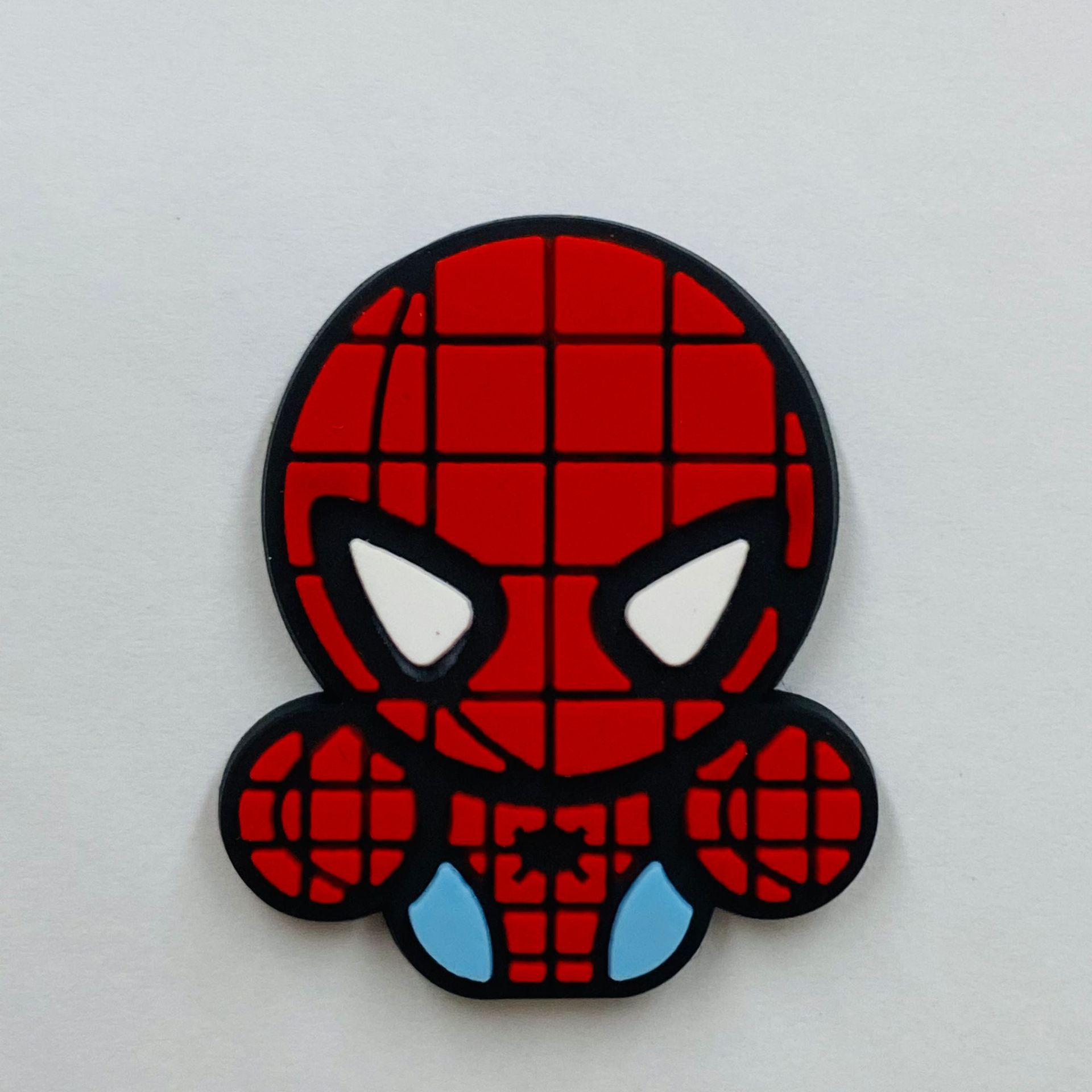 Sticker gắn dép, jibbitz, charm crocs hình người nhện, siêu anh hùng - hq84