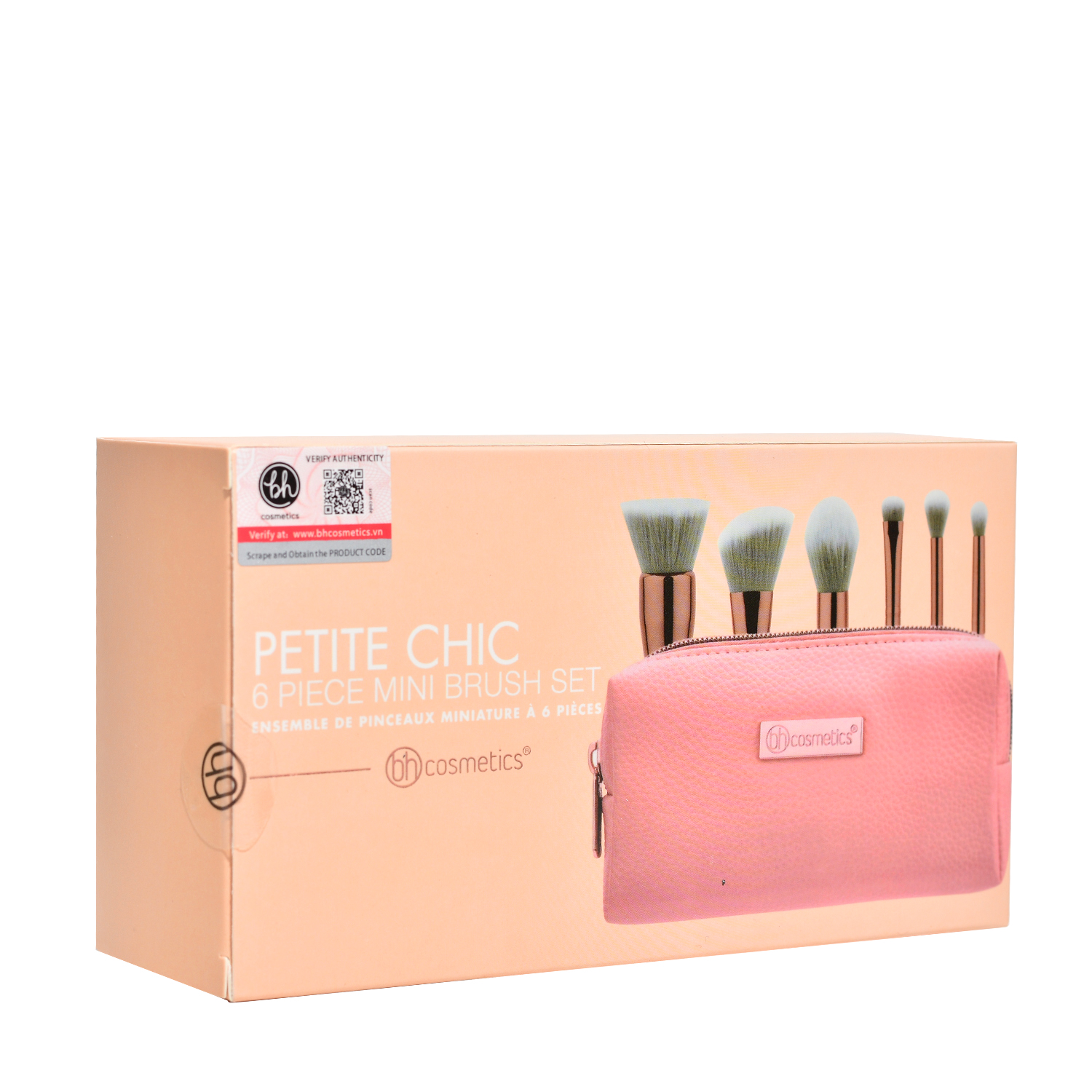 Bộ Cọ Trang Điểm 6 Cây Bh Cosmetics Petite Chic Mini