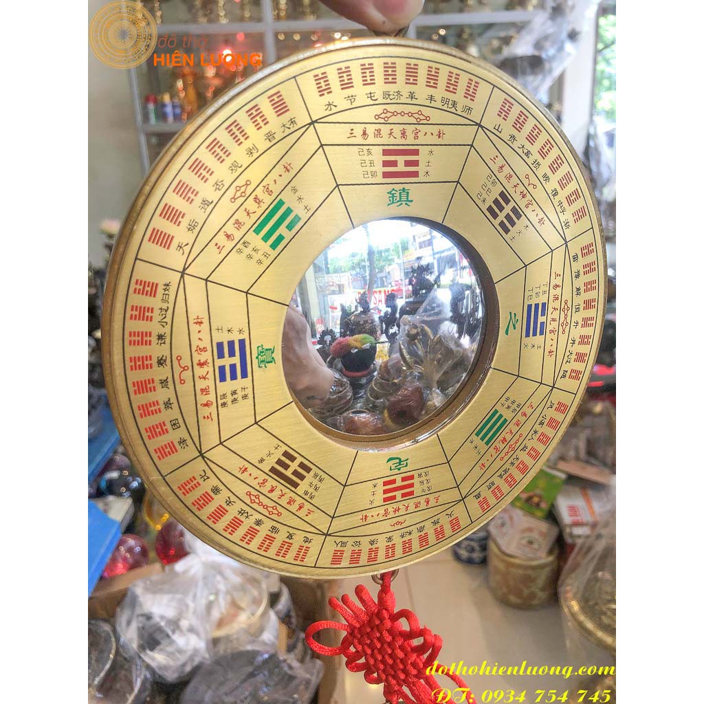 Feng Shui copper mirror middle diameter 13cm, 17cm, 20cm