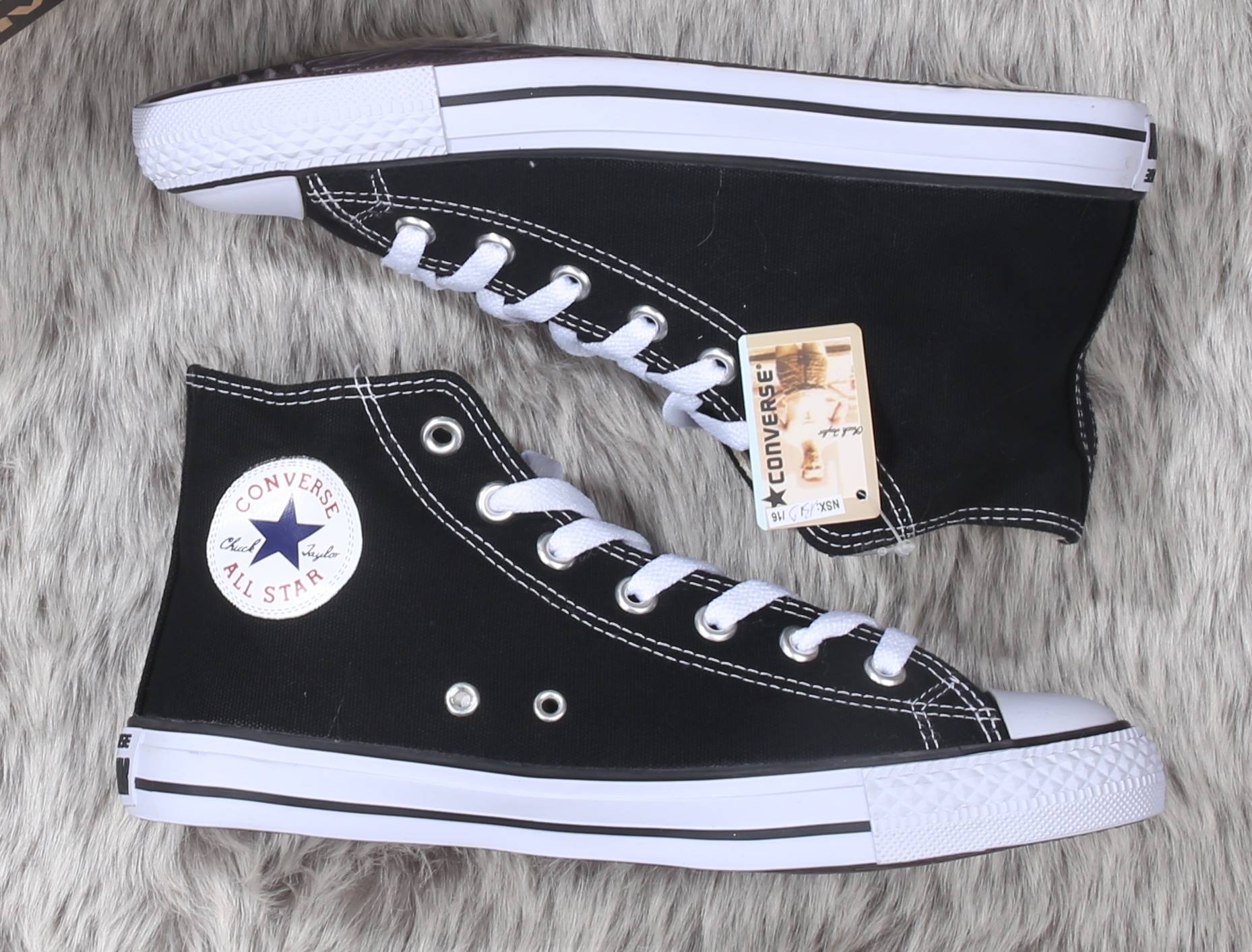 [FULL BOX] Giày Converse Classic Cao Cổ Màu Đen
