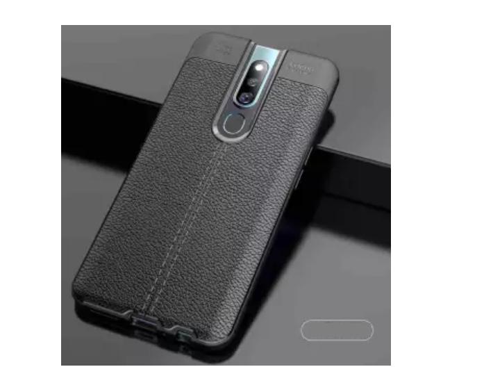 ốp lưng silicon dẻo  vân da cho Oppo F11 pro