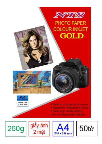 [HCM]GIẤY IN ẢNH NTS 2 MẶT KHỔ A4 đủ định lượng:120140160210 và 230260 và 300gsm.