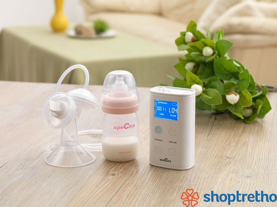 Máy hút sữa điện đôi Spectra 9plus Hàn Quốc