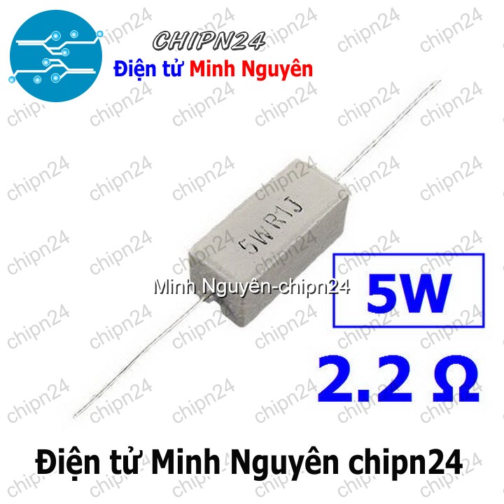 [3 con] (F136) Điện Trở Công Suất 2.2R 5W