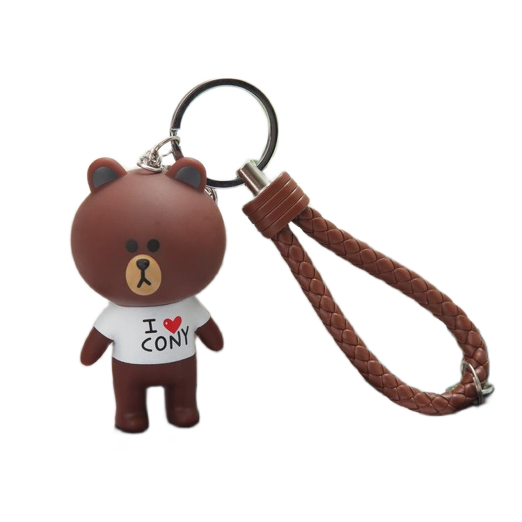 [HCM]Bộ Móc Khóa Gấu Nâu Brown dễ thương - toms0323