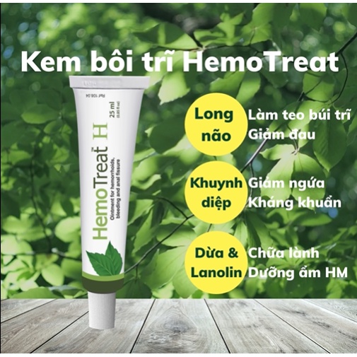 Kem bôi trĩ HEMOTREAT H Tuýp 25ml