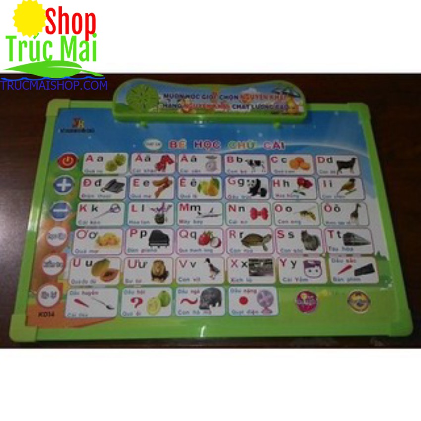 Bảng chữ cái điện tử 5 chủ đề