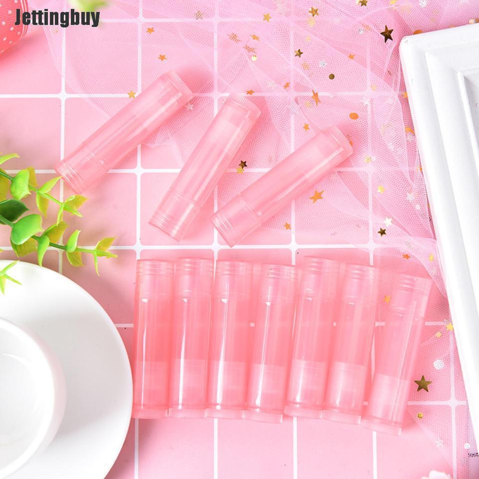 Jettingbuy 10pcs 5g Lipstick Tube Lip Balm Containers Empty Cosmetic Containers