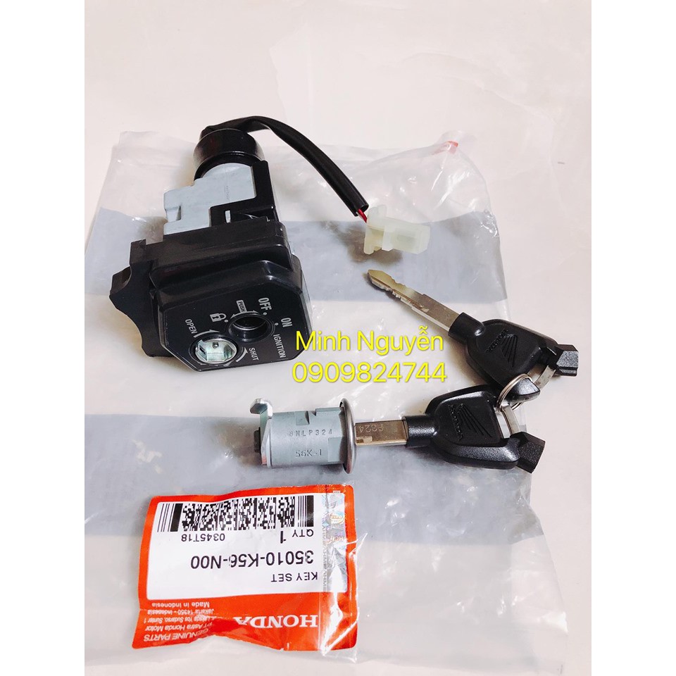 Bộ ổ khóa xe sonic honda