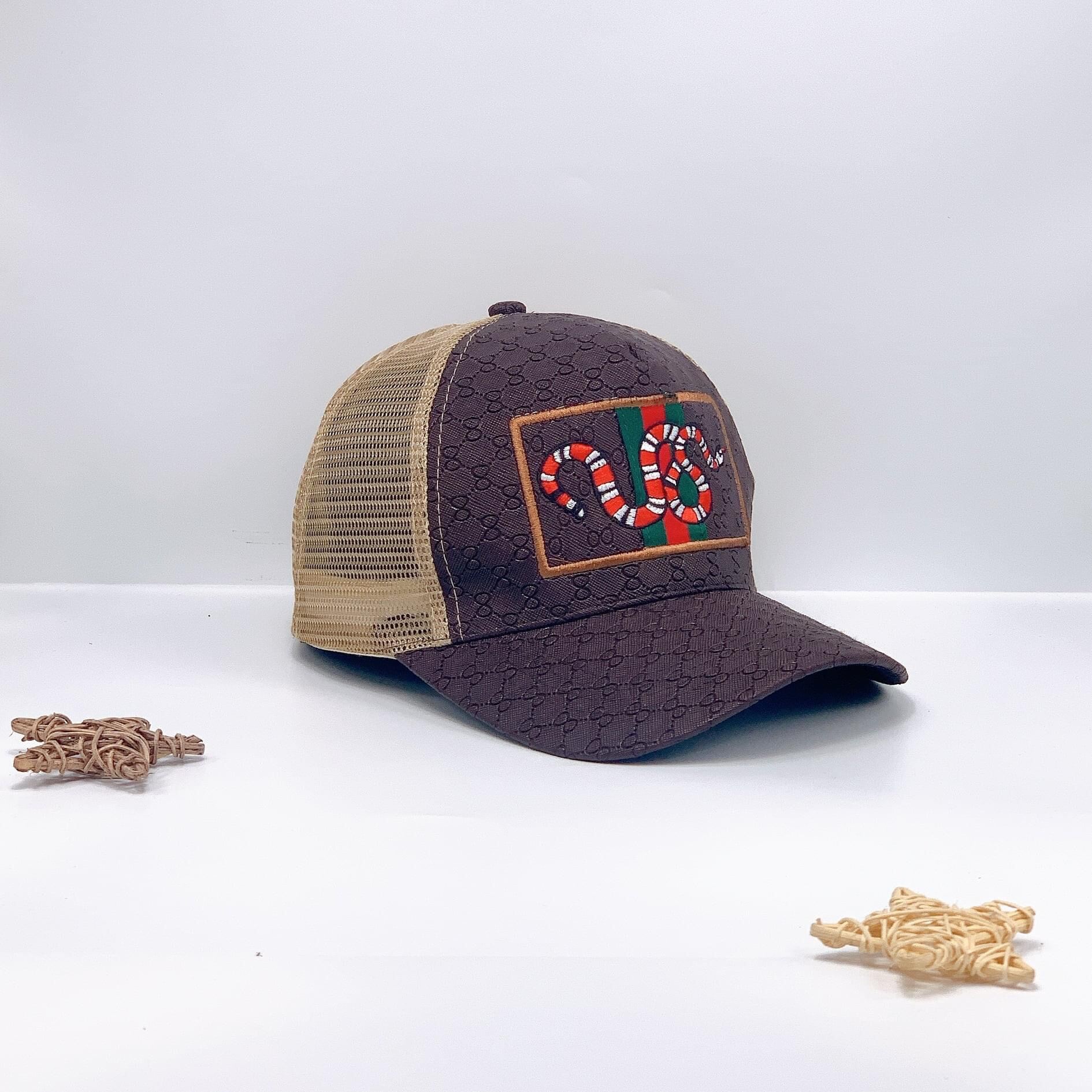 Nón Kết Lưới Phối Logo Rắn Cực Ngầu Thời Trang