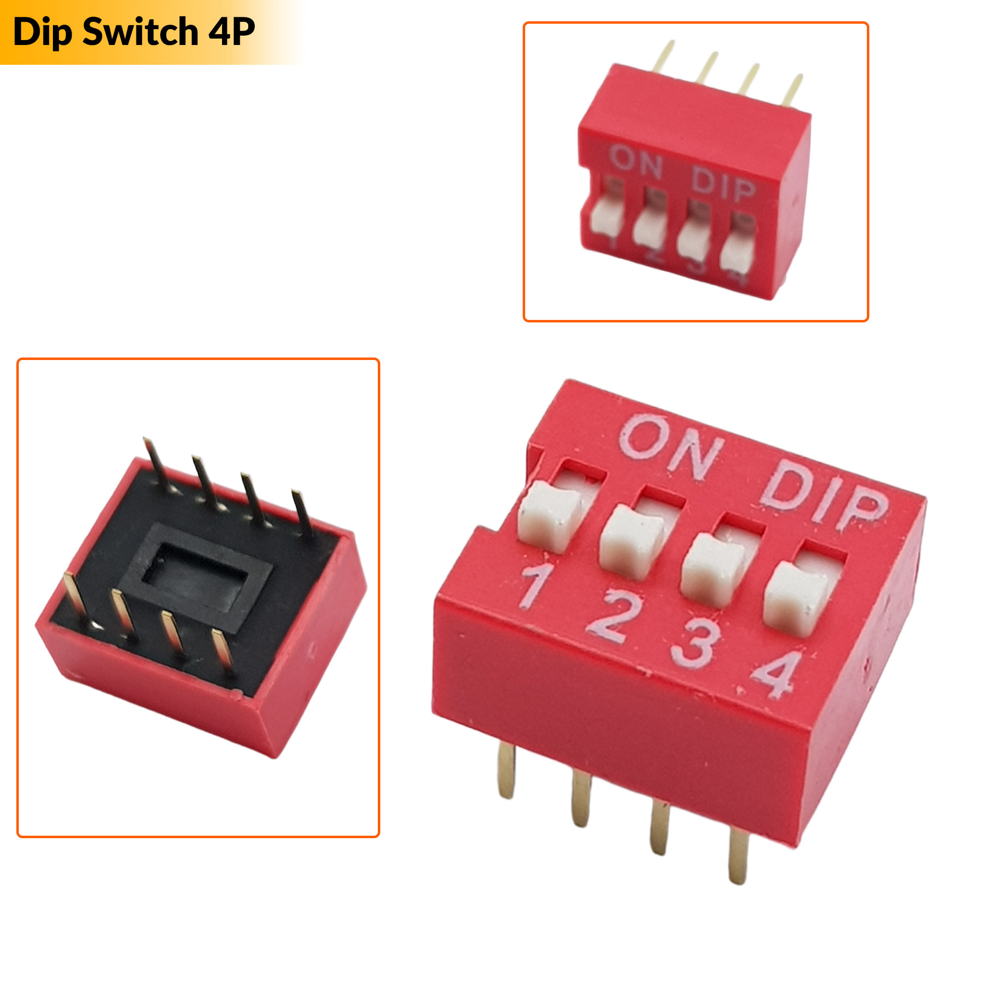 Công tắc dip switch đỏ