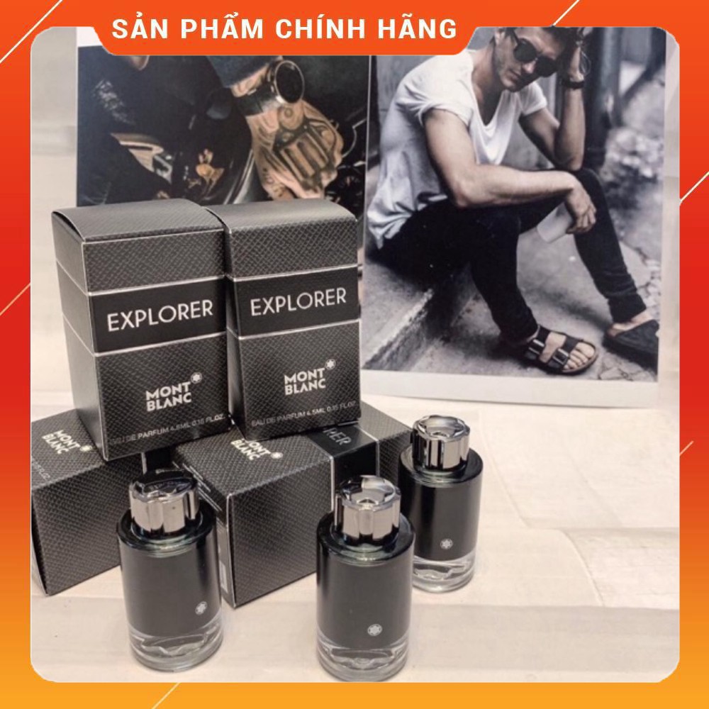 Nước hoa mini nam mont blanc explorer edp 4,5ml