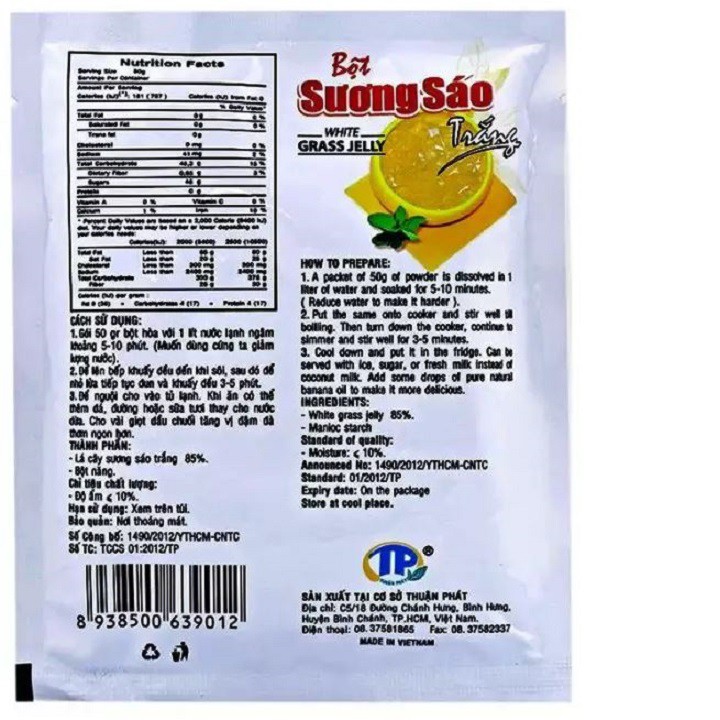 Bột Sương Sáo Trắng 50G