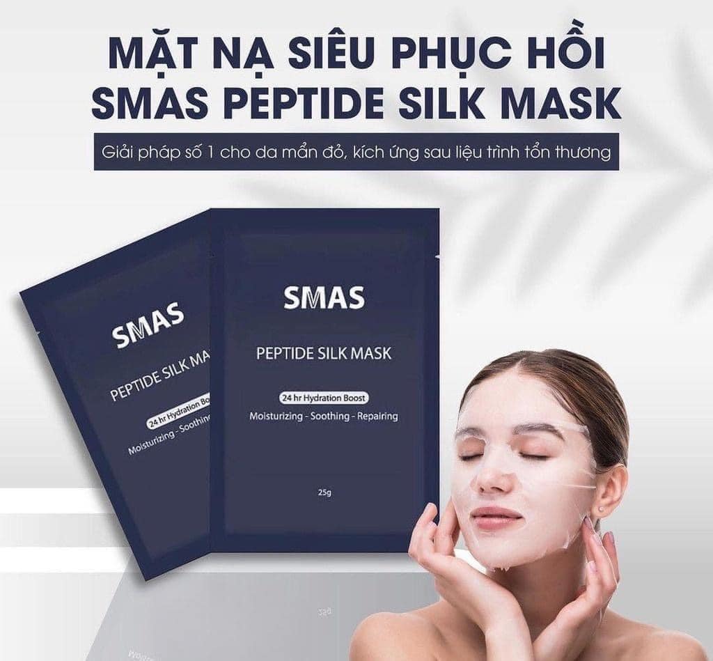 Mặt Nạ Smas Peptide Silk Mask Cấp Ẩm, Phục Hồi Da