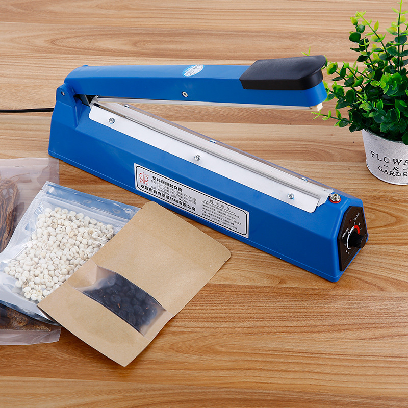 Máy hàn miệng túi nilon dập tay Impulse Sealer 20cm PFS-200 CAO CẤP