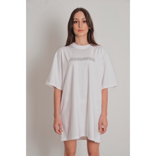 PHENO WHITE GEMSTONES - ÁO THUN ĐÍNH ĐÁ UNISEX PHENOMENAL