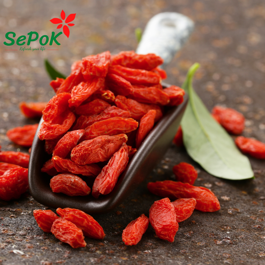 Kỷ tử sấy khô 100g-hạt to,đẹp-Sepok