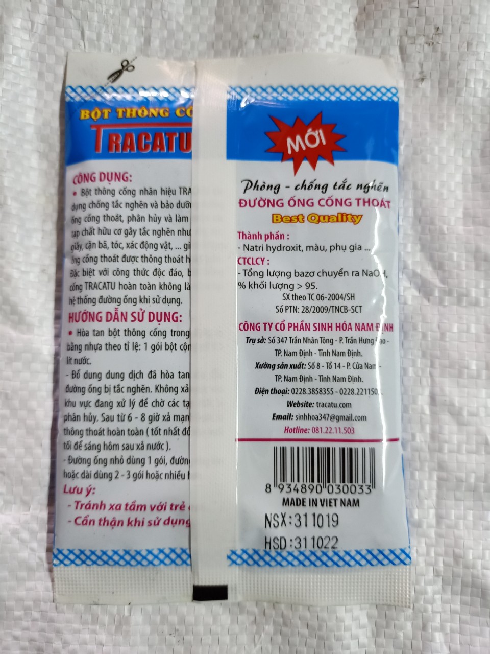 BỘT THÔNG CỐNG TRACATU 100G