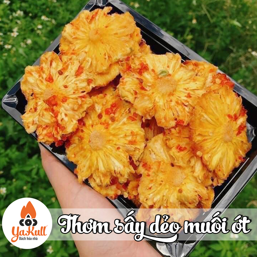 Thơm Sấy Muối Ớt Thái Lan | HỦ PET SIÊU NGON |