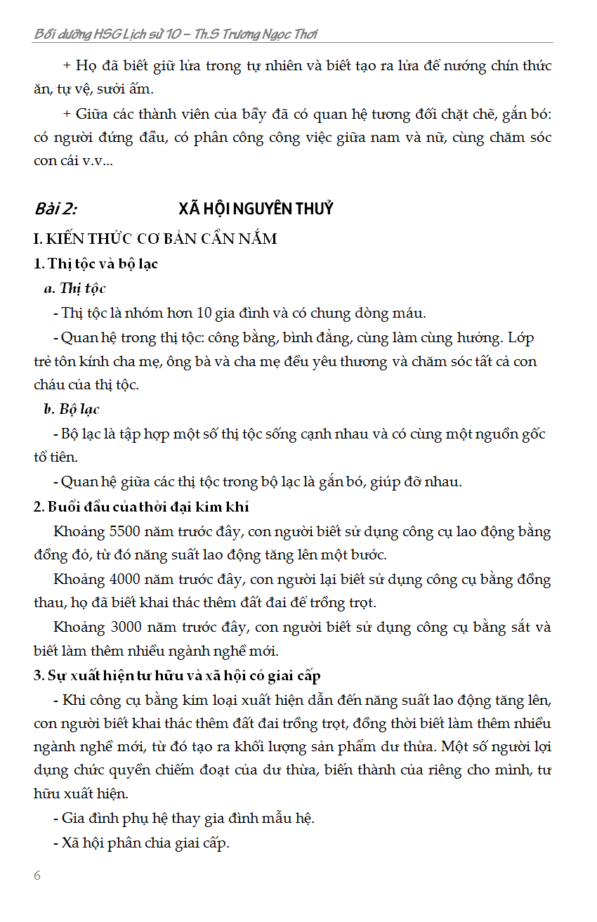 Bồi Dưỡng Học Sinh Giỏi Lịch Sử 10