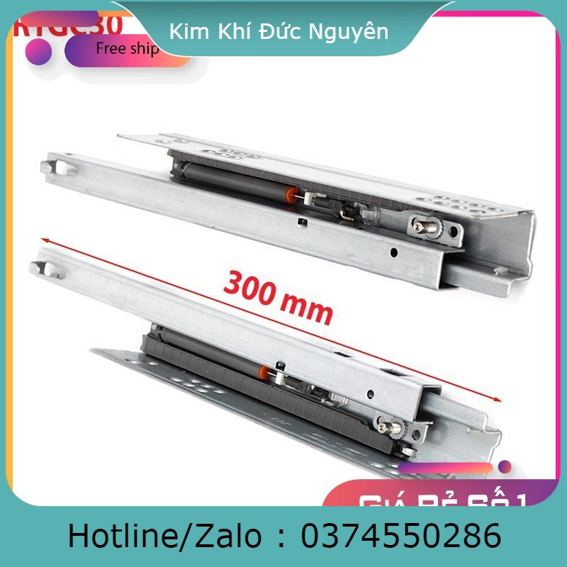 Ray trượt giảm chấn dtc - ray trượt giảm chấn dtc loại mở rộng 3/4 ngăn kéo, không gây ra tiếng ồn kimkhihanoi