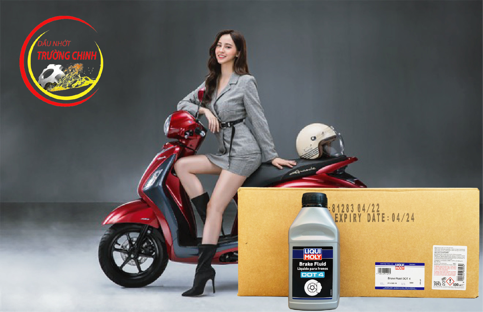 [HCM]DẦU THẮNG PHANH LIQUI MOLY DOT 4 500ML
