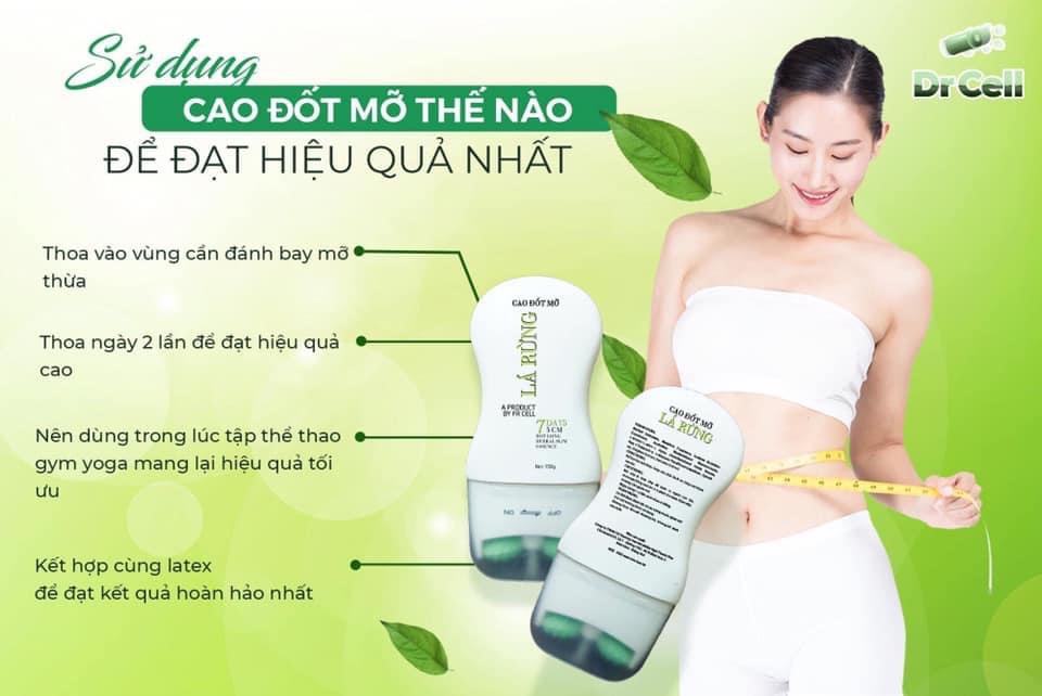 Kem Tan Mỡ - Cao Tan Mỡ Lá Rừng Dr Cell