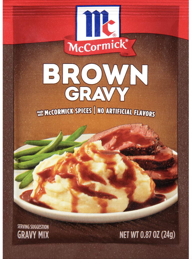 [HCM]Bột sốt chấm thịt nướng rau củ xào Brown Gravy của McCormick, 24g