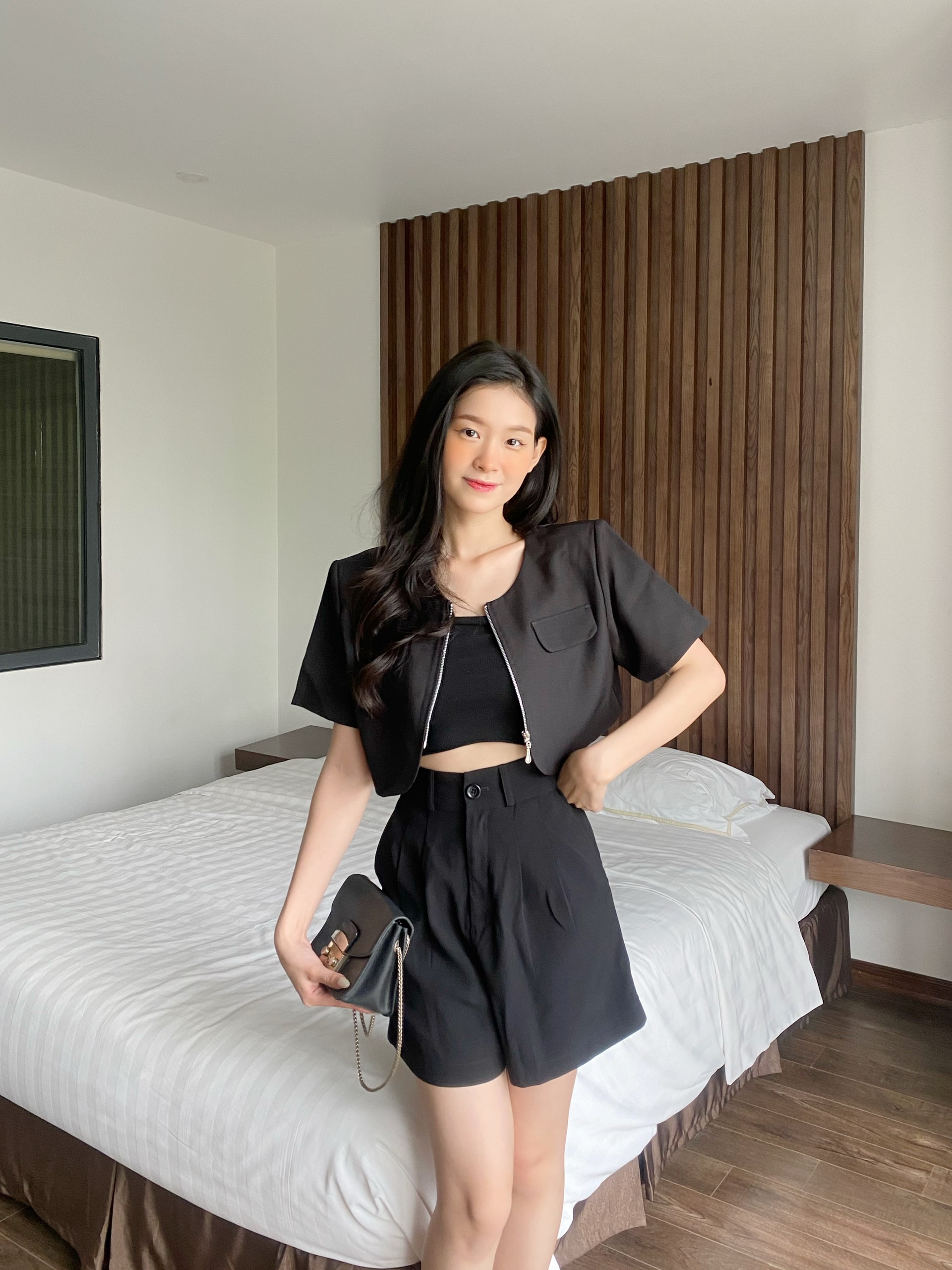 YU CHERRY | Áo Pocket Zipper Blazer YA429