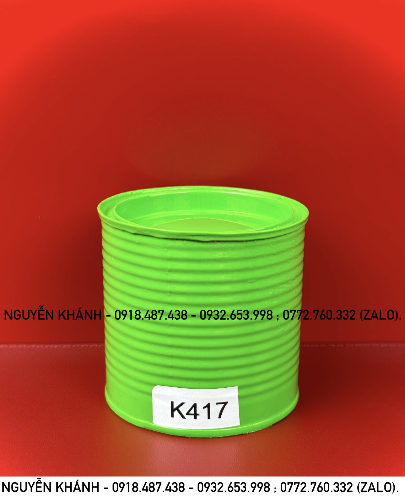 K417-sơn xịt samurai màu xanh lá cây