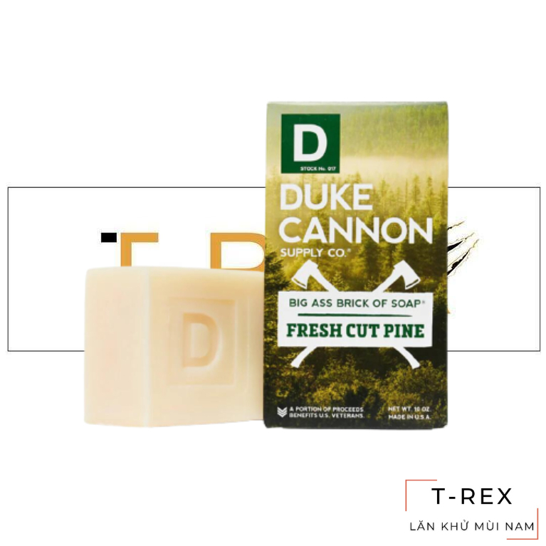 Xà Bông Cục Duke Cannon Fresh Cut Pine 283Gr