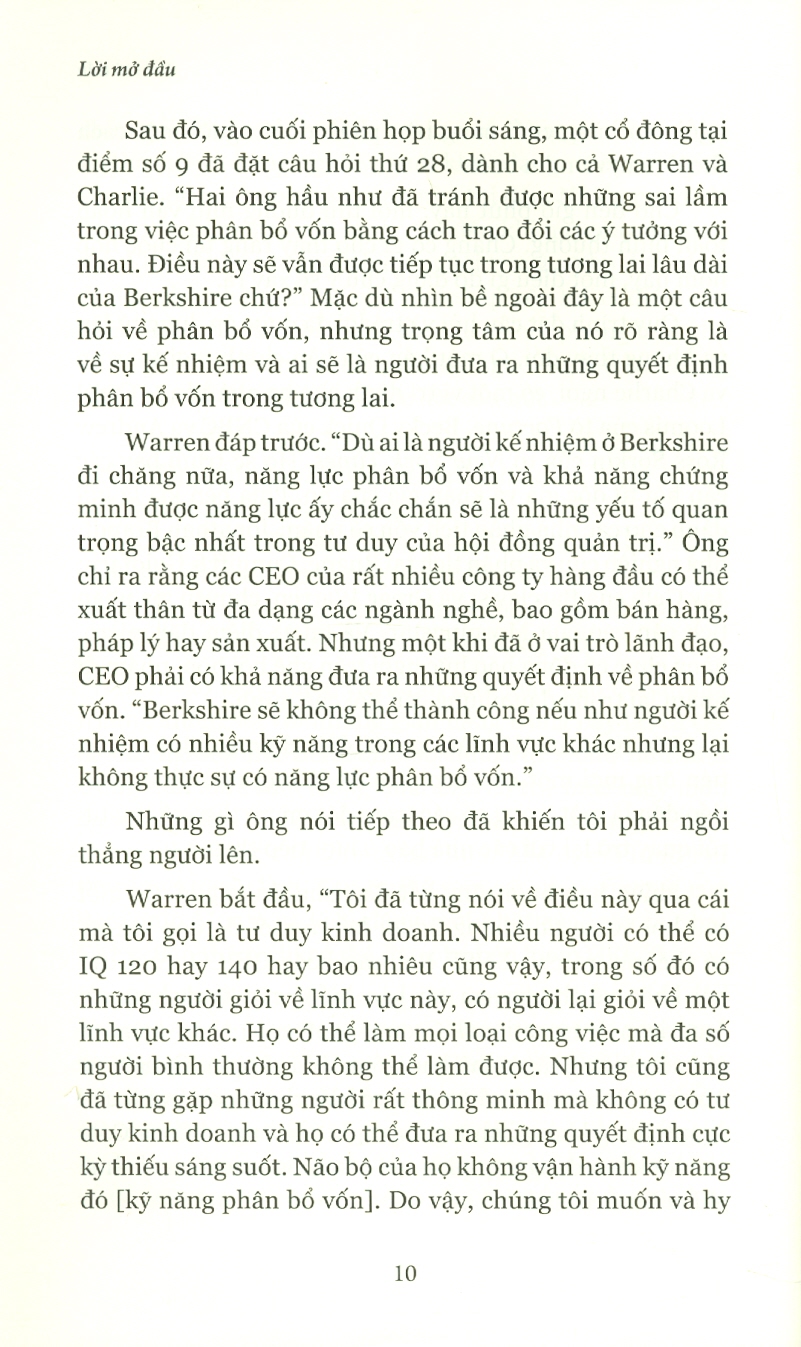 Triết Lý Đầu Tư Của Warren Buffett