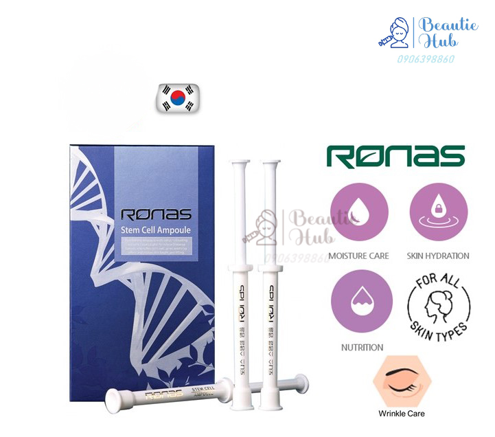 Tinh Chất Tế Bào Gốc Ronas Stem Cell Ampoule hộp 10 lọ - Hàng Nội Địa Hàn Quốc