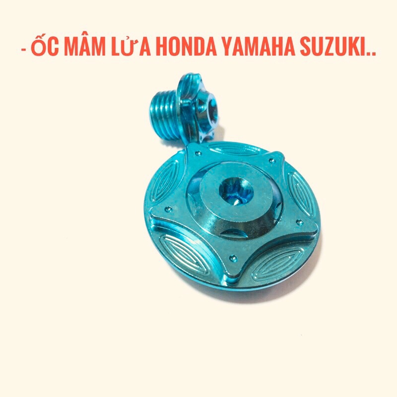 (Chuẩn GR5) Ốc mâm lửa titan các loại xe Honda Yamaha Suzuki