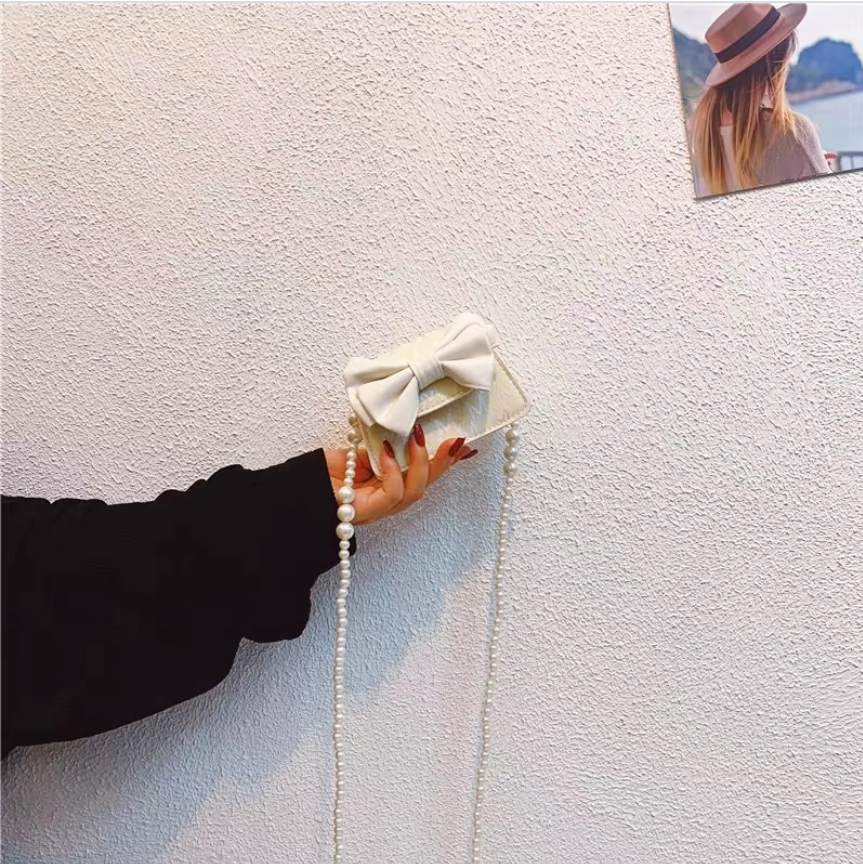 Túi Nơ Mini Dây Ngọc Cực Xinh