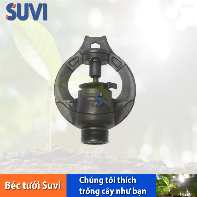 [10 Cái] Béc Tưới Bù áp BSSUPER - 51 REN NGOÀI 17 MM