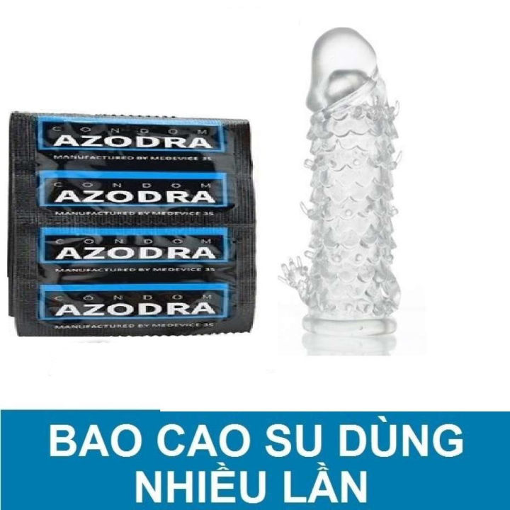 Bao cao su đôn mẫu gai mịn dùng nhiều lần - Có xóa tên SP khi giao hàng