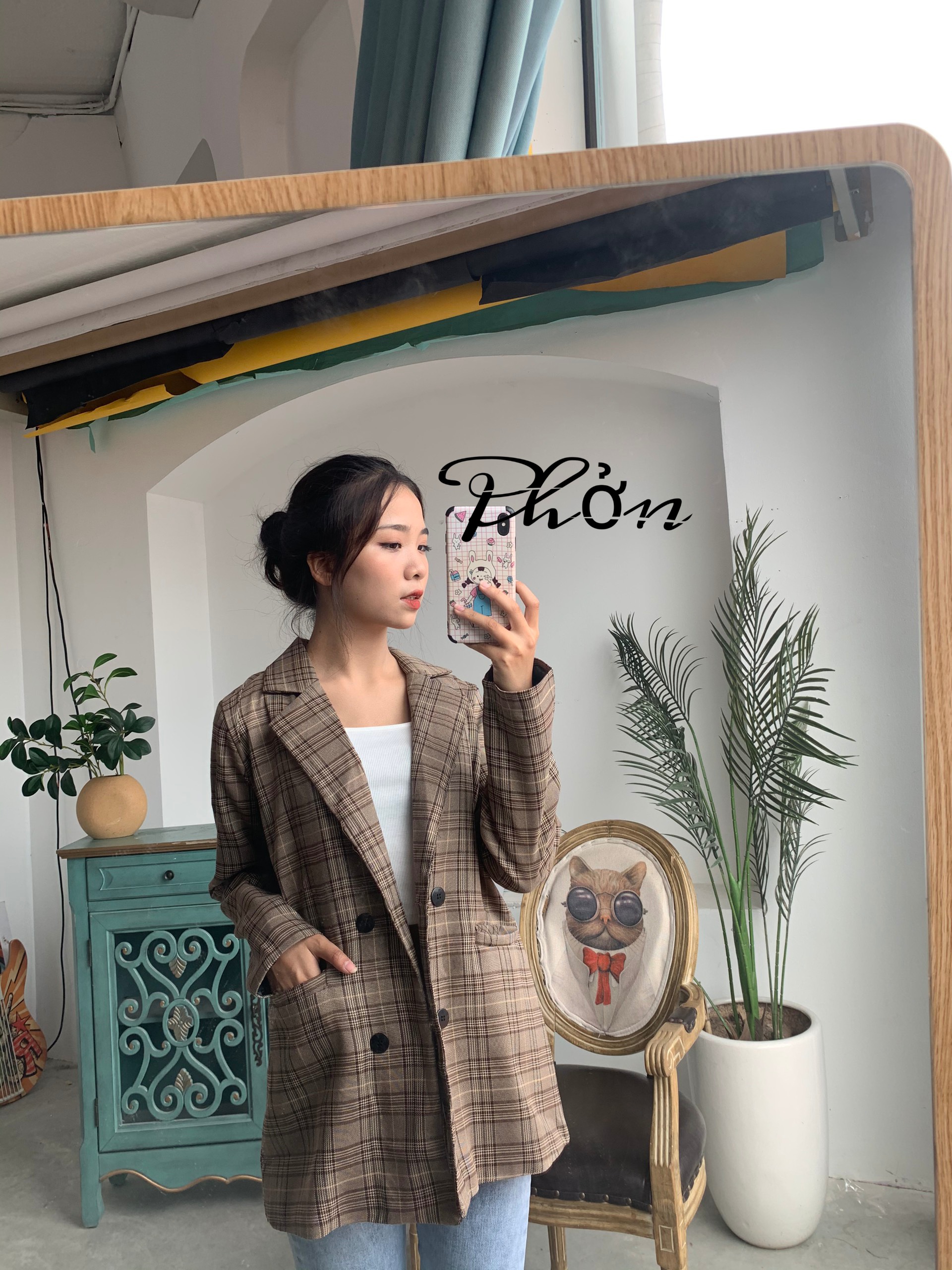 [🚛Sale 40%]Áo blazer 2 lớp bốn cúc[Ảnh thật kèm video]