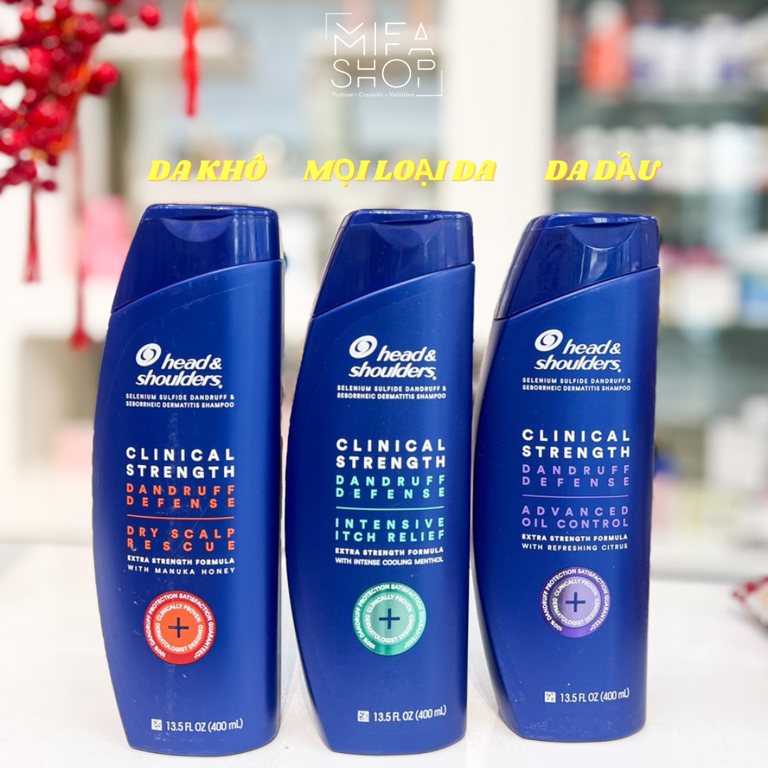[HCM] Dầu Gội Head & Shoulder Clinical Strength tạm biệt gàu, nấm da đầu, ngứa da đầu