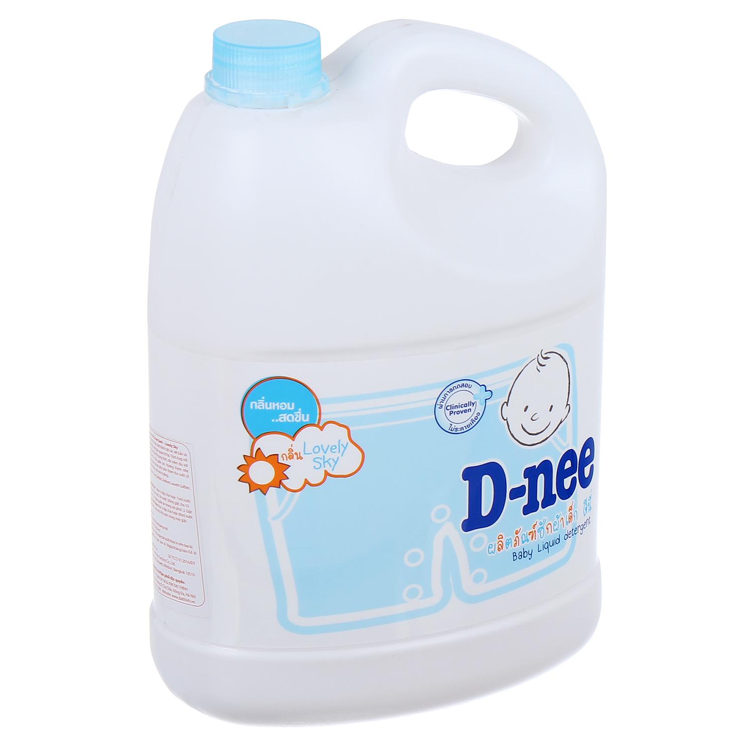 Nước Giặt Xả Dnee can 3000ml