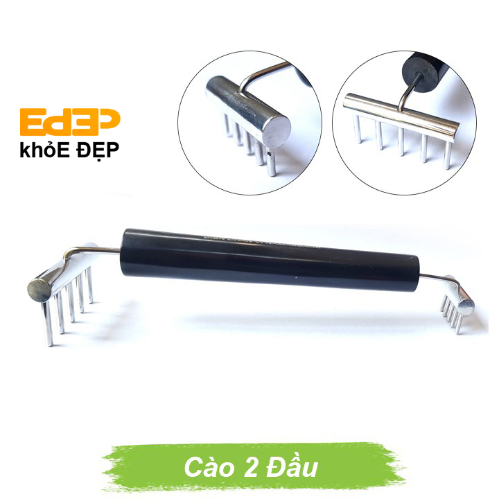 Cây Cào 2 Đầu - Dụng cụ diện chẩn ( Chuẩn Phụ Kiện Massage cầm tay ấn huyệt chân toàn thân cạo gió giảm stress đau cơ ) | ChuanMua GDA170