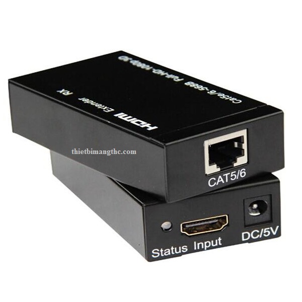 ( HCM ) Bộ Chuyển Hd Extender 60m Sfx ( Nối Dài Hdmi Bằng Dây Lan 60m ).