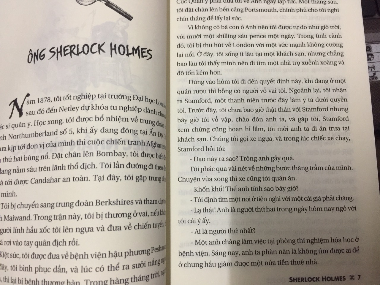 Sách - Tiểu thuyết trinh thám - Sherlock Holmes I