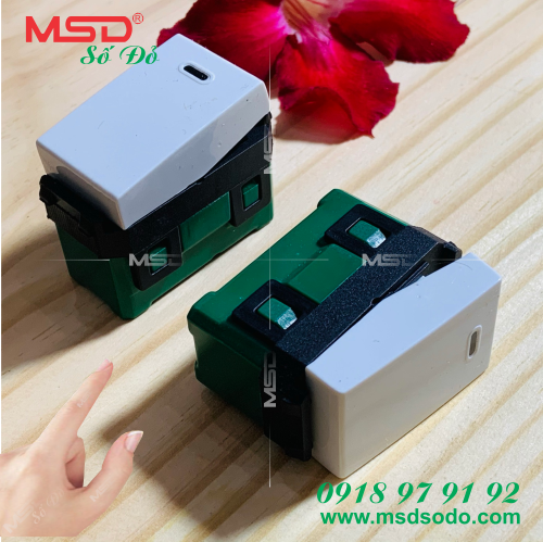 [HCM]HẠT CÔNG TẮC ĐIỆN 1 CHIỀU - 16A/250V - SERIAL MSD-TH